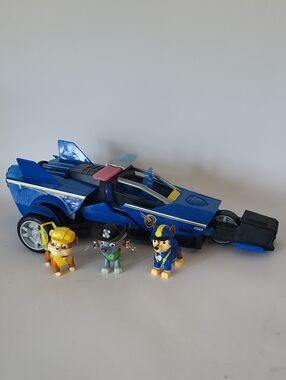 PAW Patrol: The Mighty Movie Chase Transforming Cruiser Set + Figures